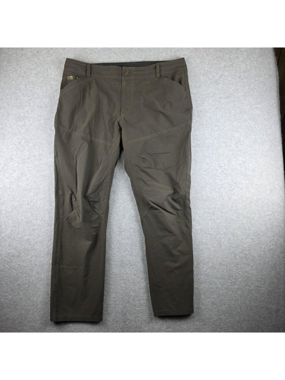 Kuhl Renegade Pants Mens 40x32 Brown Tapered Hiking Outdoor Stretch